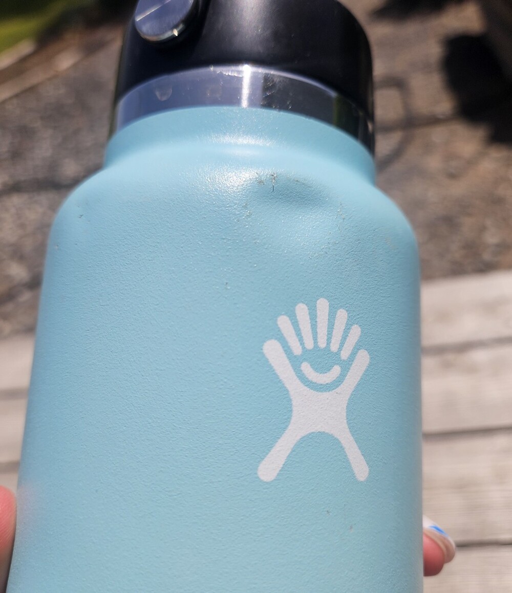 Hydro Flask 32oz Wide Mouth Water Bottle In Dew / Mint Green / Blue - Picture 4 of 4